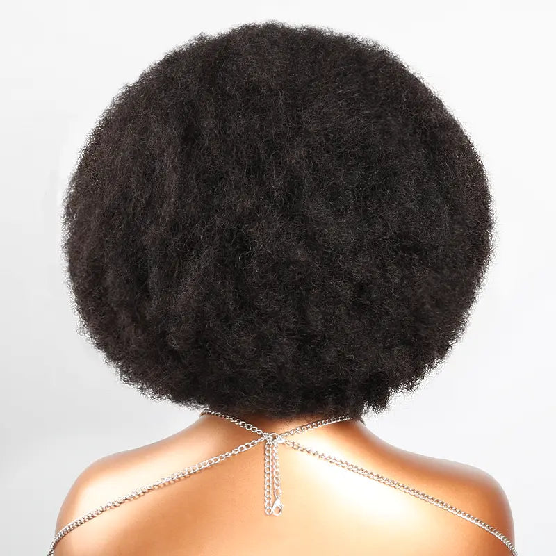 13x4 Super Afro Kinky Curly Bob Lace Frontal Wig