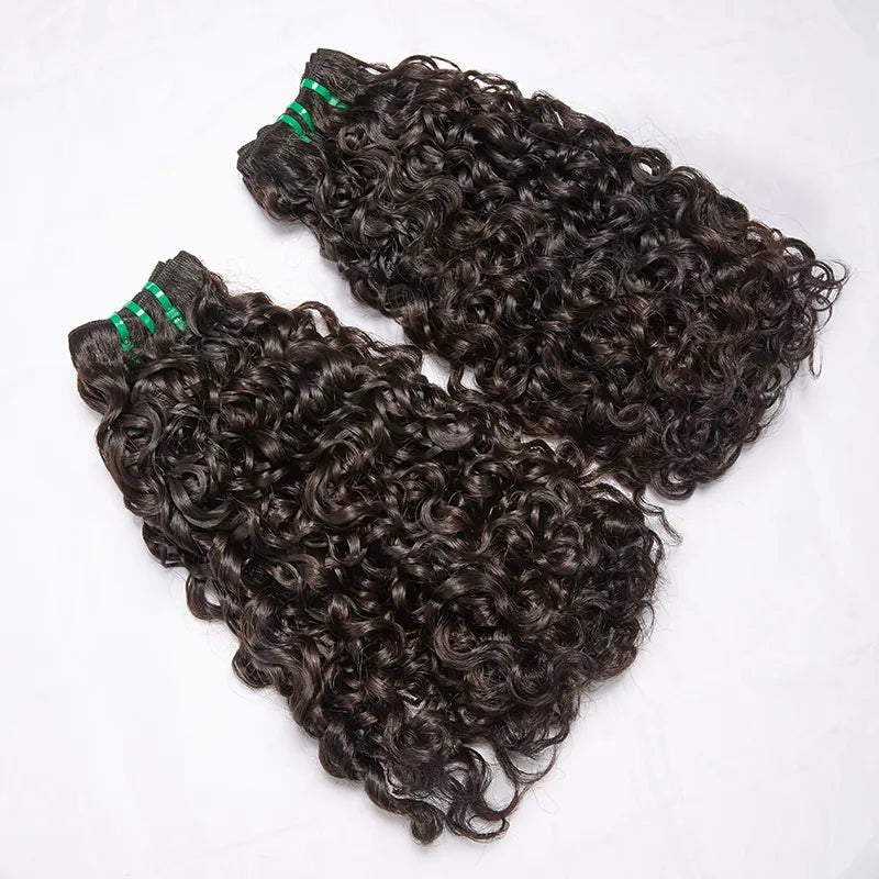 HJ Weave Beauty Brazilian Virgin Hair Fumi Pissy Curl Bundle Extension